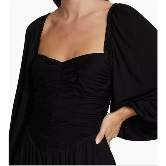 The Westside Vivian Ruched Maxi Dress Size Small - Picture 4 of 8